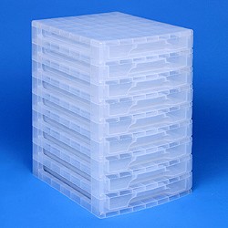 Desktop organiser with 9x3 litre Really Useful Drawers