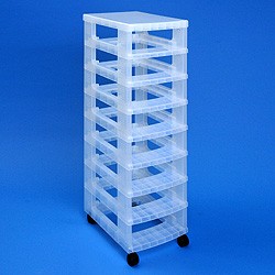 Storage tower WITHOUT 8x7 litre Really Useful Drawers