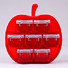 Small apple organiser with 7x0.14 litre boxes
