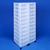 Storage tower double with 22x7 litre drawers
