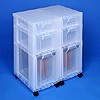 Storage tower triple with 2x7 + 2x12 + 2x25 litre Really Useful Drawers
