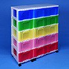 Storage tower triple with 5x12 + 5x30 litre drawers