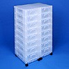 Storage tower double with 16x7 litre drawers