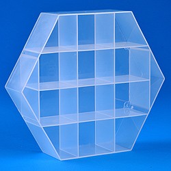 Small hexagonal organiser tray 8