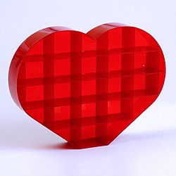 Large heart organiser tray 16