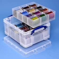 Large tray 12 x 2 in an 18 litre Really Useful Box