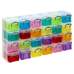 0.14 litre x24 Really Useful Organiser Pack