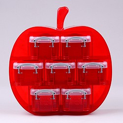 Small apple organiser with 7x0.14 litre Really Useful Boxes