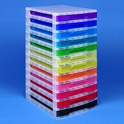 shopping boxes desktop organisers large robo drawers tower 8x4.5 litre.