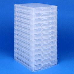 Desktop organiser with 12x3 litre Really Useful Drawers
