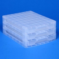 Desktop organiser with 3x3 litre Really Useful Drawers