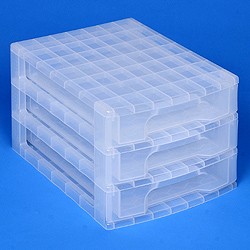 Desktop organiser with 3x5 litre Really Useful Drawers