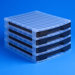Desktop organiser with 4x3 litre Really Useful Drawers