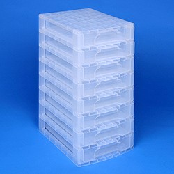 Desktop organiser with 8x5 litre Really Useful Drawers