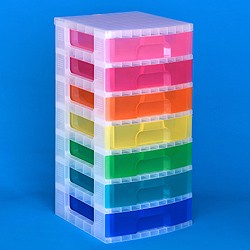 Scrapbook Drawers tower with 7x9.5 litre drawers