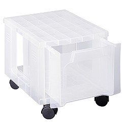 Slimline storage tower with 1x6 litre Really Useful Drawer