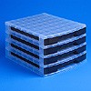  Desktop organiser with 4x3 litre drawers