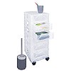 Slimline storage tower with 6x3.5 litre Really Useful Drawers