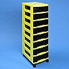 Storage tower with 8x7 litre drawers